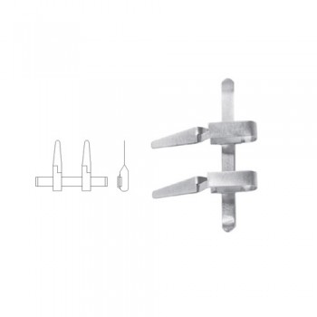 Biemer-Muller Approximator Straight - Wide Stainless Steel, 17 mm Jaw Opening - Jaw Length 5 mm - 9 mm
